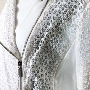 Stylish lace jacket by Apt. 9 size L